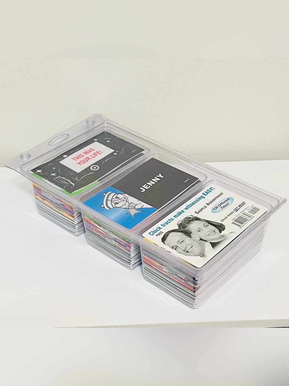 CHICK TRACT ASSORTMENT By Jack T Chick 135 Titles in Clear Package **BRAND NEW**